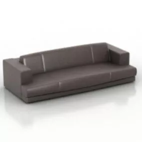 Luxury Living Room Sofa 3d model