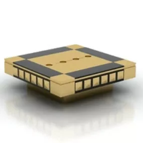 Wooden Coffee Table 3d model