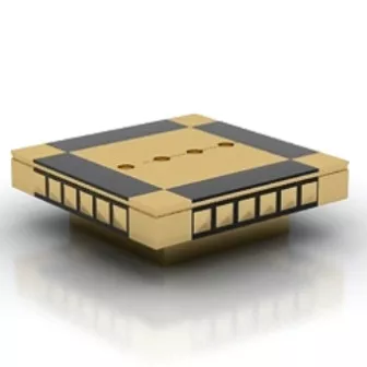 Wooden Coffee Table 3d model Wooden Coffee Table 3d model
