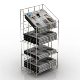 Newspaper 3d model Newspaper 3d model