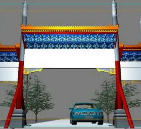 Color Torii 3d model