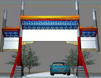 Color Torii 3d model Color Torii 3d model