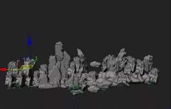 Moon Terrain 3d model