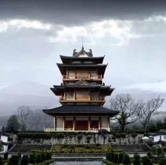 Chinese Traditional Pavilion Tower 3d model Chinese Traditional Pavilion Tower 3d model
