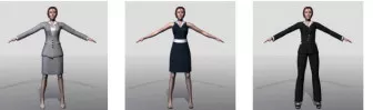 Female Character 3d model Female Character 3d model