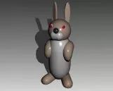 Animal Puppet Rabbit 3d model