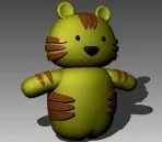 Animal Puppets Kitty Cat 3d model