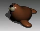 Animal Puppet Sea-dog 3d model