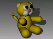 Animal Puppet Tiger 3d model
