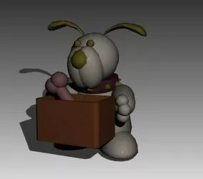Animal Puppet Dog 3d model