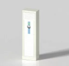 Cabinet-type Air Conditioner Indoor Unit 3d model