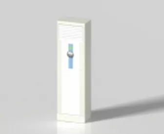 Cabinet-type Air Conditioner Indoor Unit 3d model Cabinet-type Air Conditioner Indoor Unit 3d model