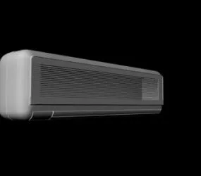 Household Appliance White Wall Mounted Split Type Air Conditioner 3d model