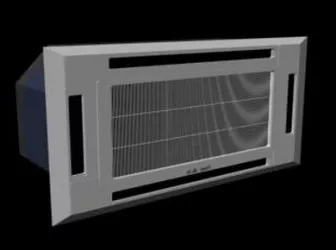Household Appliances Ceiling Cassette 3d model Household Appliances Ceiling Cassette 3d model