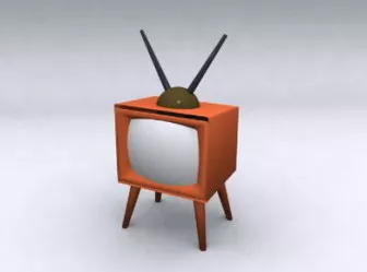 Old Television 3d model Old Television 3d model