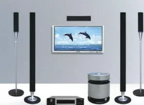 Home Theater Set 3d model