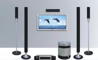 Dvd Player With Speaker 3d model