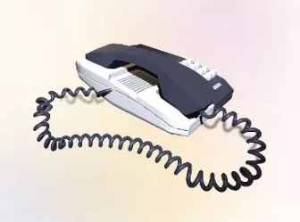 Line Telephone 3d model Line Telephone 3d model