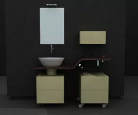Refreshing Bathroom 3d model