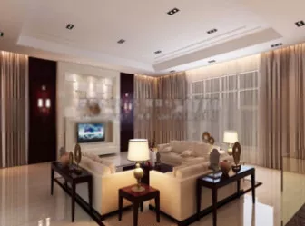 Spacious Living Design Interior Scene 3d model Spacious Living Design Interior Scene 3d model