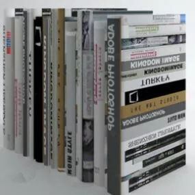 Books 3d model