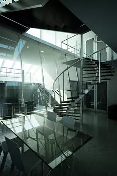 Modern Glass Staircase Interior Scene 3d model Modern Glass Staircase Interior Scene 3d model