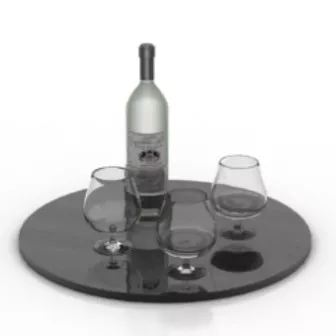 Wine Glass Composition 3d model Wine Glass Composition 3d model