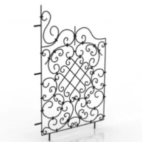 Gorgeous European Fence 3d model