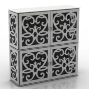Cabinet Texture Drawers 3d model