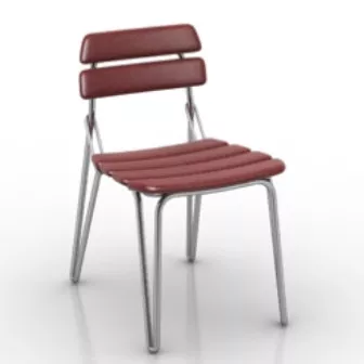 Red Chair 3d model Red Chair 3d model