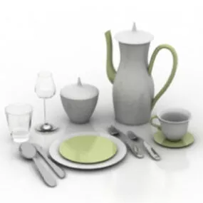 Tableware Set 3d model