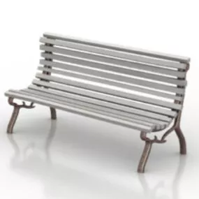 Public Road Benches 3d model