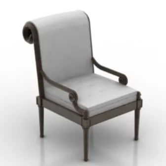 Common Armchair 3d model Common Armchair 3d model