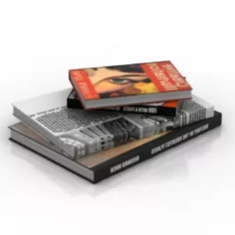 Books 3d model Books 3d model
