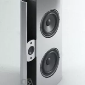White Speaker 3d model