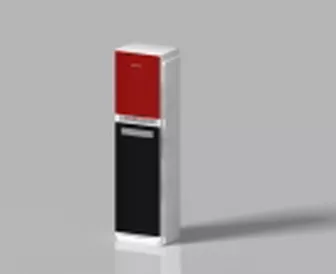 Small Red And White Vertical Air 3d model Small Red And White Vertical Air 3d model