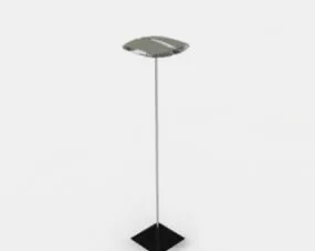 Fine Slender Floor Lamp 3d model