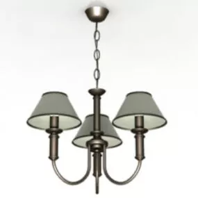 Vintage European Chandelier  Free 3d model