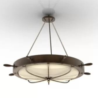 Petal-shaped Chandelier 3d model Petal-shaped Chandelier 3d model