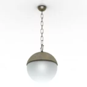 Minimalist Chandelier 3d model