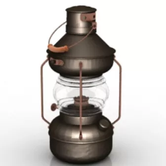Scifi Lantern Tree 3d model