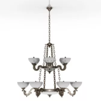 Retro Vintage Droplight 3d model Retro Vintage Droplight 3d model