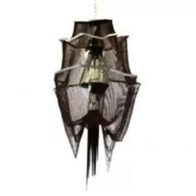 Black Classical Chandelier 3d model
