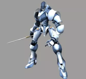 Attackive Robot Game Character 3d model Attackive Robot Game Character 3d model