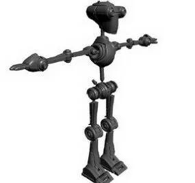 Mini Robot  Free 3d model