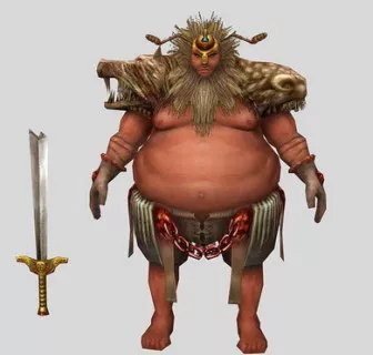 Game Warrior Character Free 3d model Game Warrior Character Free 3d model