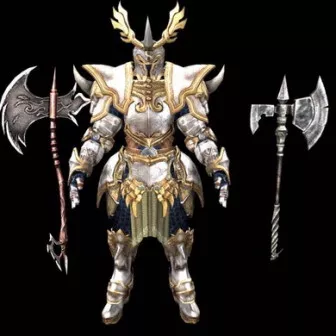 Character Golden Armor Free 3d model Character Golden Armor Free 3d model