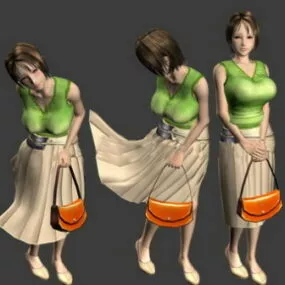 Beautiful Girl 3d model