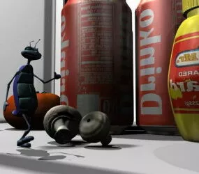 Cartoon Animal  Scene 3d model