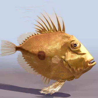 Yellow Sea Fish 3d model Yellow Sea Fish 3d model